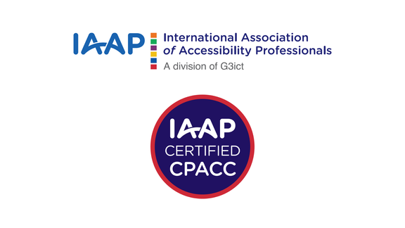 [Alt-text]: the logo for the international association of accessibility professionals